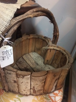 Home Decor - Wood Basket