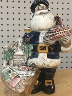 Home Decor - Pottery Santa